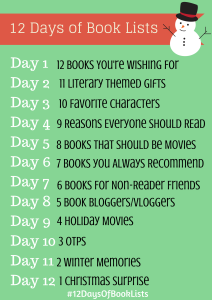 12 Days of Book Lists
